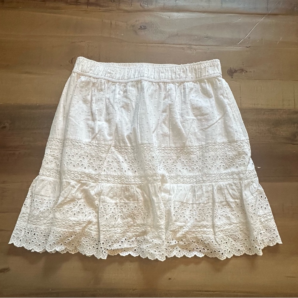 LOFT Eyelet Skirt